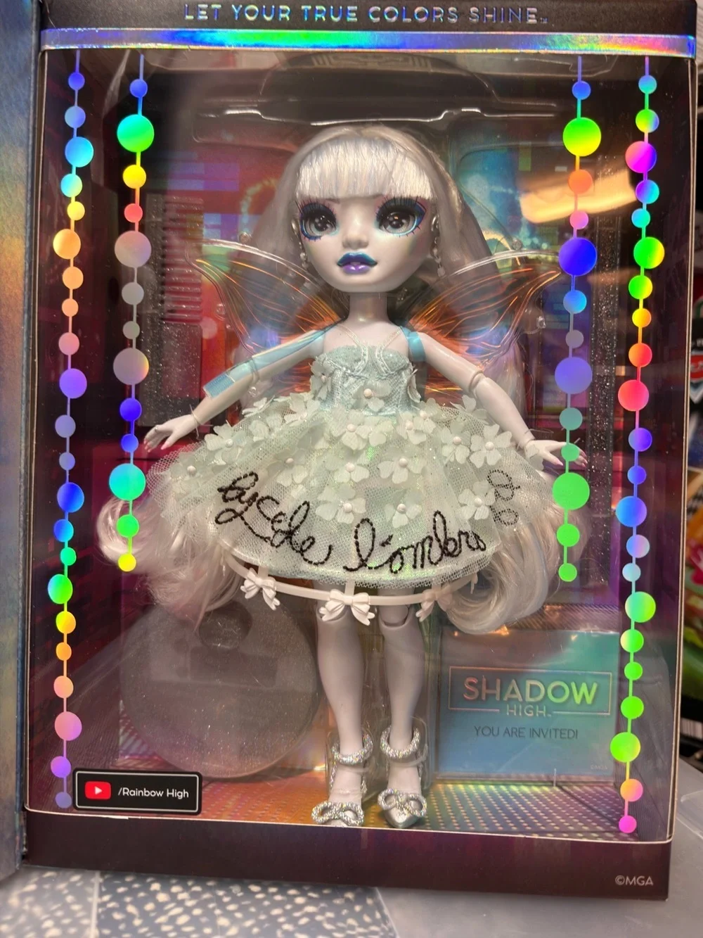 Rainbow Vision COSTUME BALL Shadow High – Eliza McFee (Light Blue) Fashion Doll.
